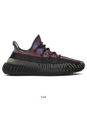 adidas Black and White Knit Low-Top Sneaker